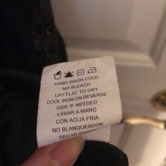 Nightway black sequin evening dress ruffled Large VINTAGE - Picture 12 of 13